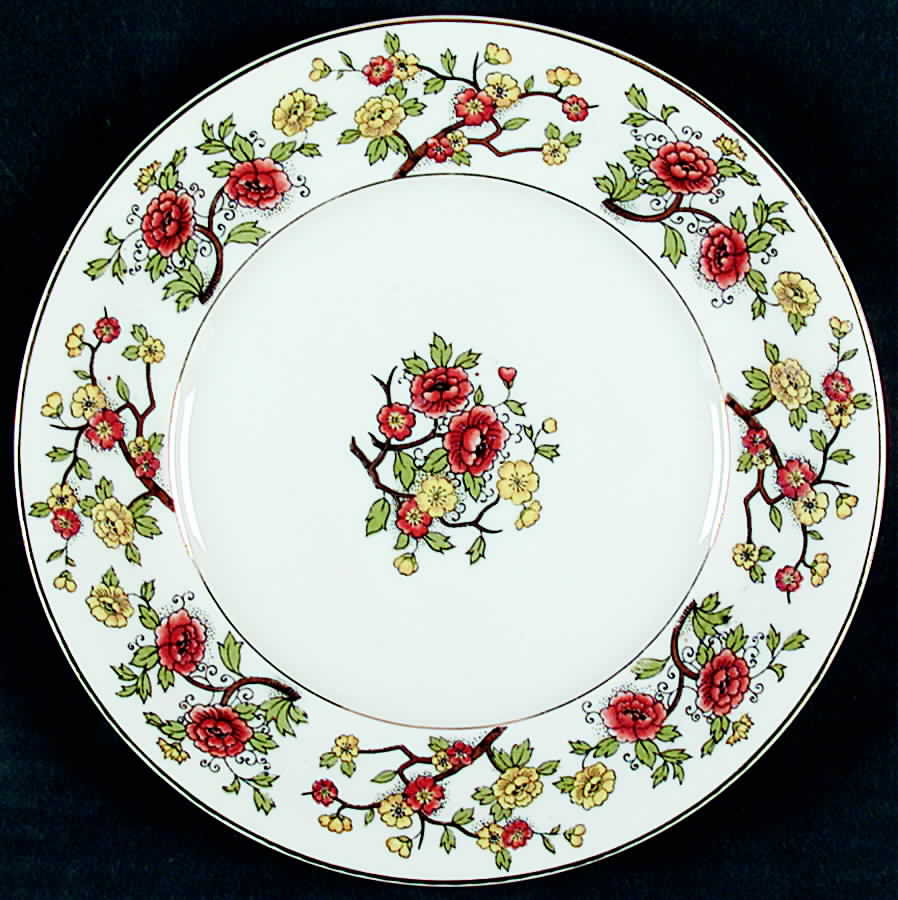 Flora Salad Plate by Meito-1