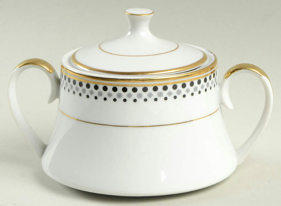Gold Symphony Sugar Bowl & Lid by Norleans-1
