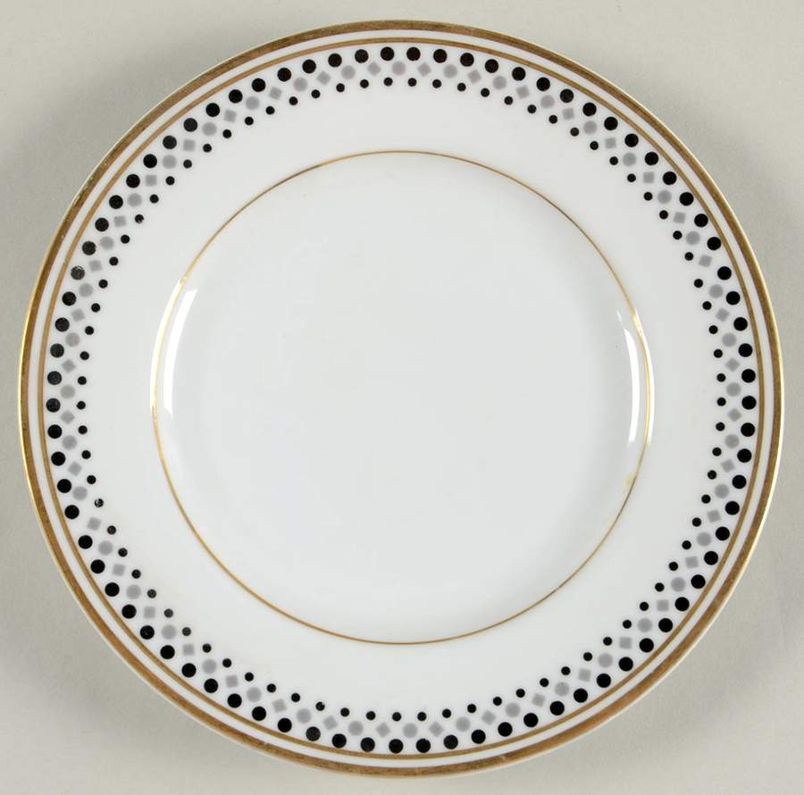 Gold Symphony Bread & Butter Plate by Norleans-1