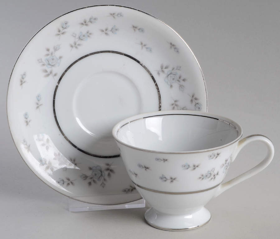 Lorient Footed Cup & Saucer Set by Norleans-1