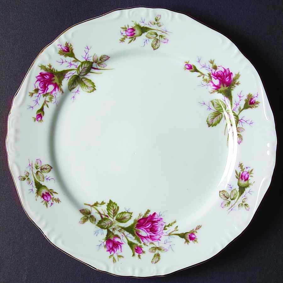 Old Rose Salad Plate by Norleans-1
