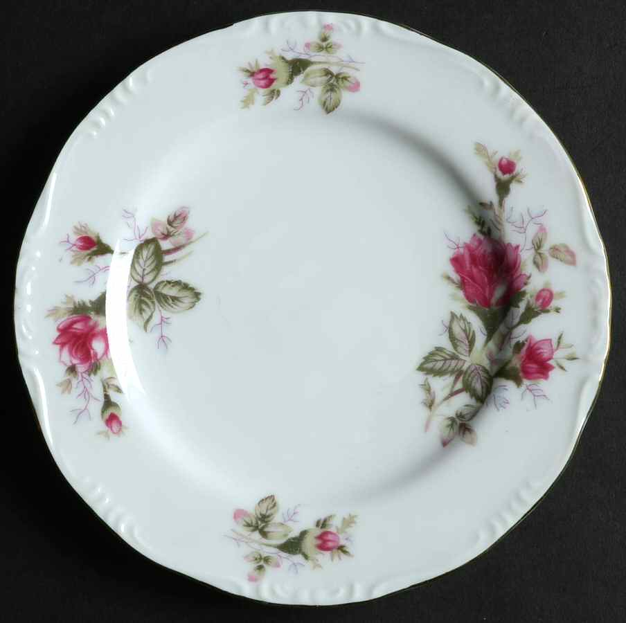 Old Rose Bread & Butter Plate by Norleans-1