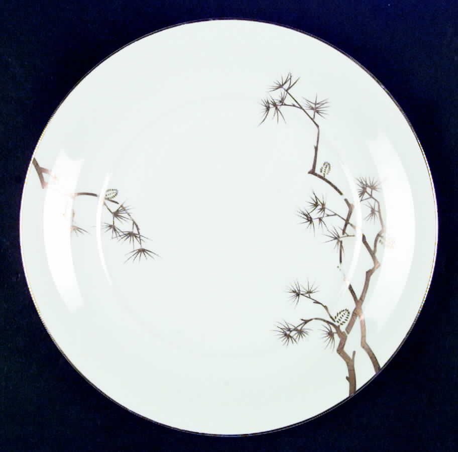Pine Gold Dinner Plate by Norleans-1