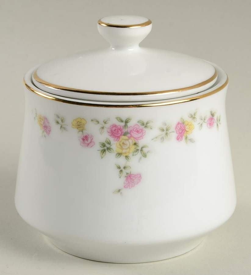 Rose Bower Sugar Bowl & Lid by Norleans-1