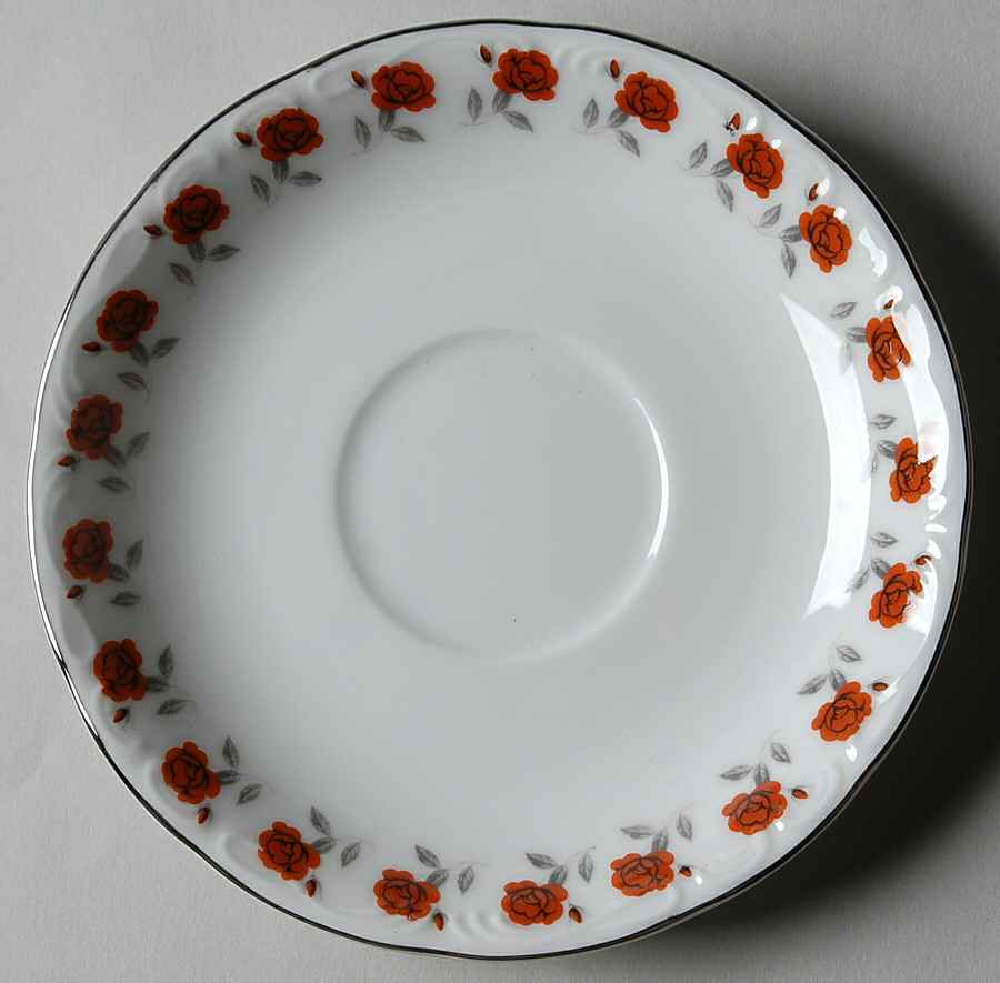 Rose Garland Saucer by Norleans-1