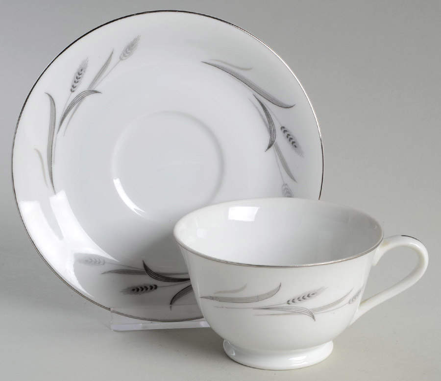 Summerfield Footed Cup & Saucer Set by Norleans-1