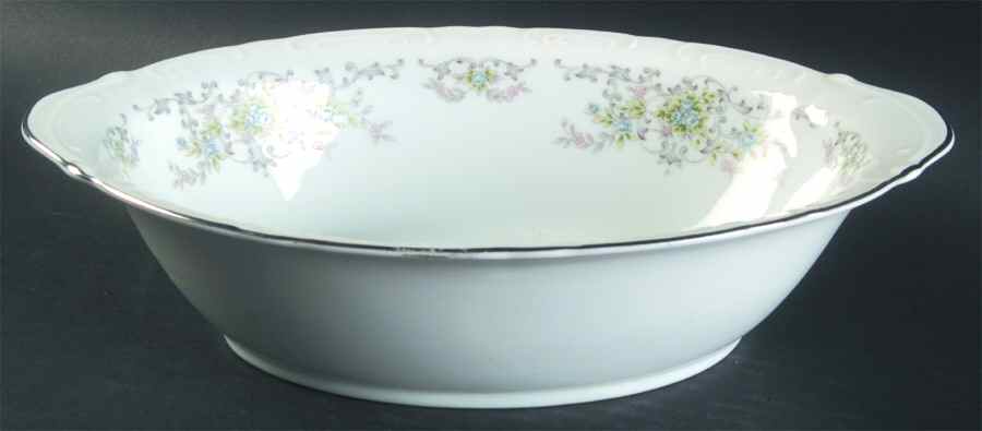 Theresa 10" Oval Vegetable Bowl by Norleans-1