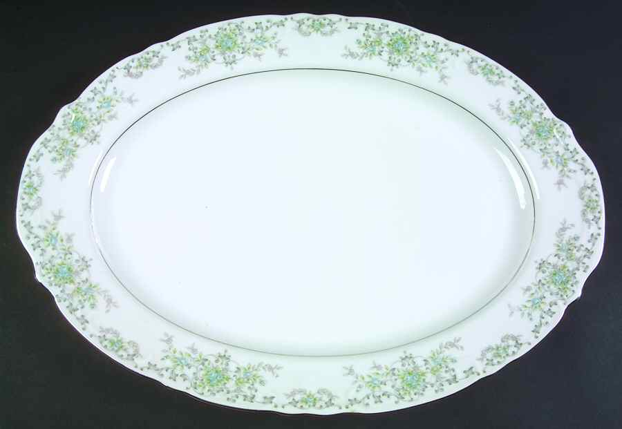 Theresa 16" Oval Serving Platter by Norleans-1