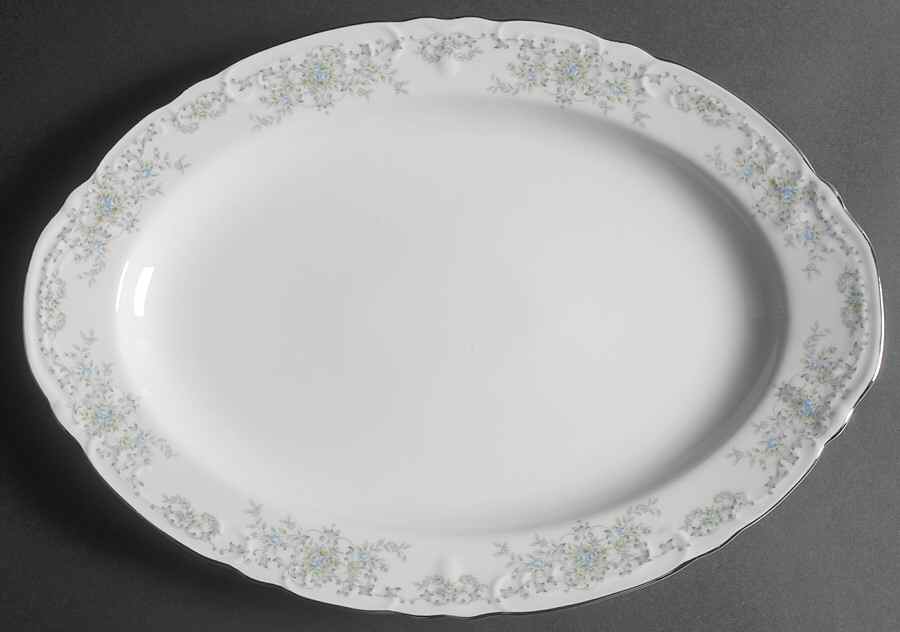 Theresa 16" Oval Serving Platter by Norleans-1
