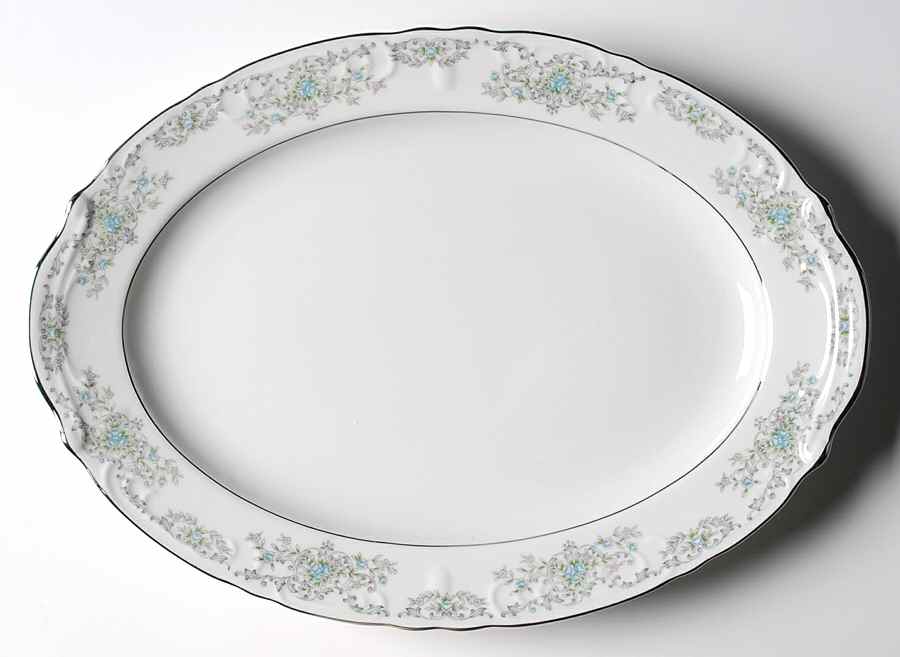 Theresa 14" Oval Serving Platter by Norleans-1