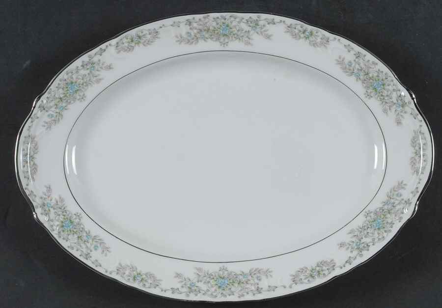 Theresa 12" Oval Serving Platter by Norleans-1