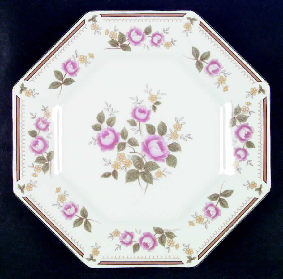 Traditional Rose Dinner Plate by Norleans-1