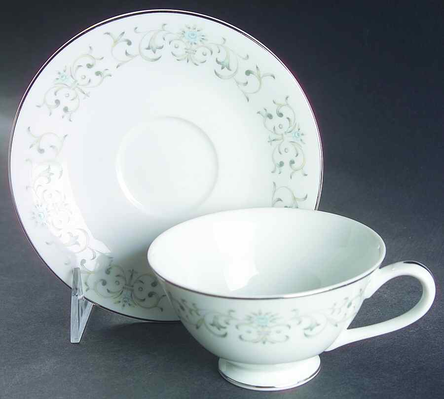 Versailles Footed Cup & Saucer Set by Norleans-1
