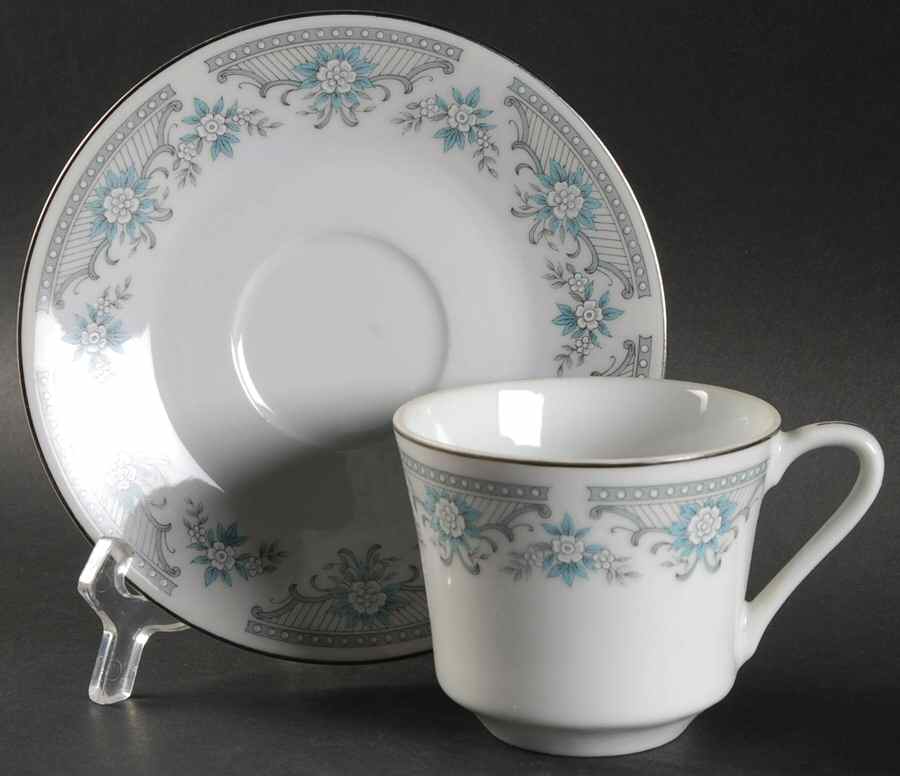 Vernon Flat Cup & Saucer Set by Norleans-1