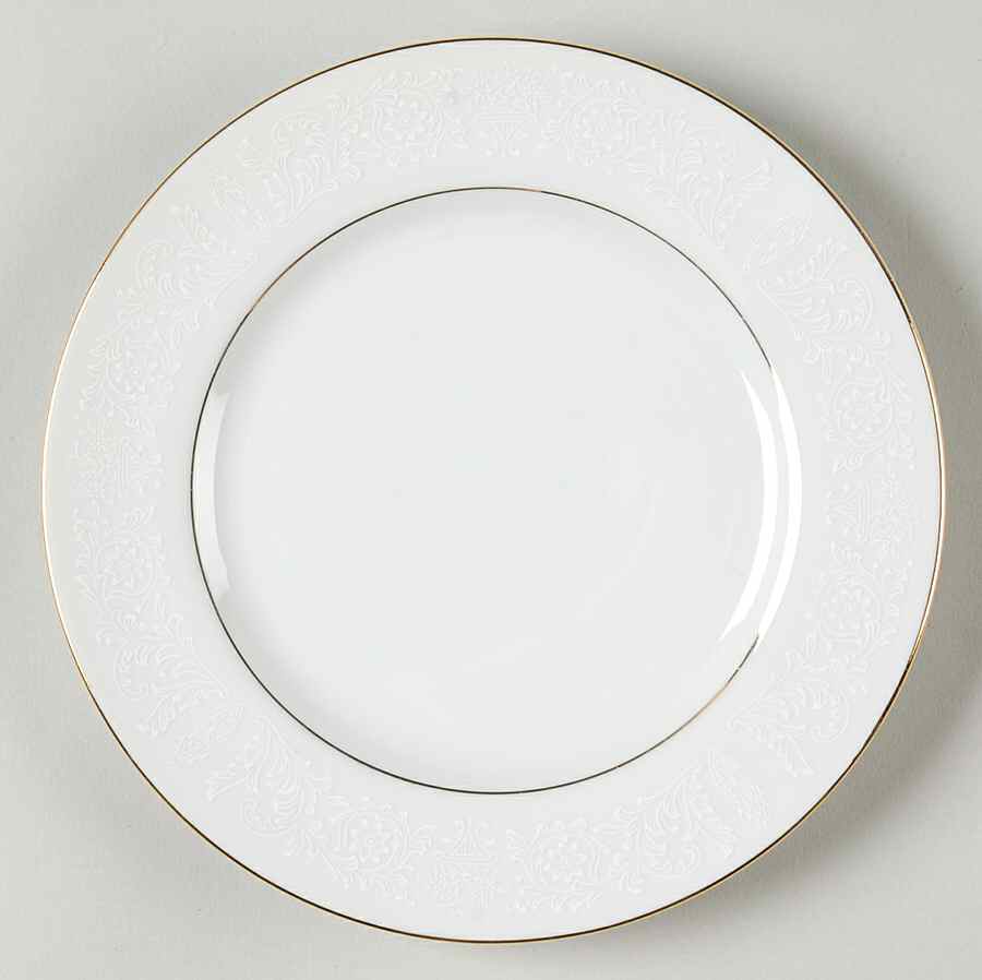 White Lace Bread & Butter Plate by Norleans-1