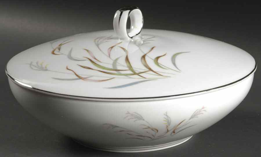 Autumn Breeze Round Covered Vegetable by Norcrest-1