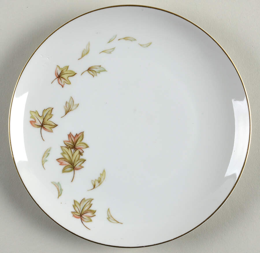 Autumn Fantasy Salad Plate by Norcrest-1