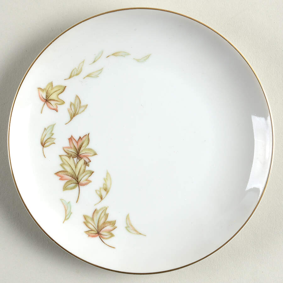 Autumn Fantasy Bread & Butter Plate by Norcrest-1