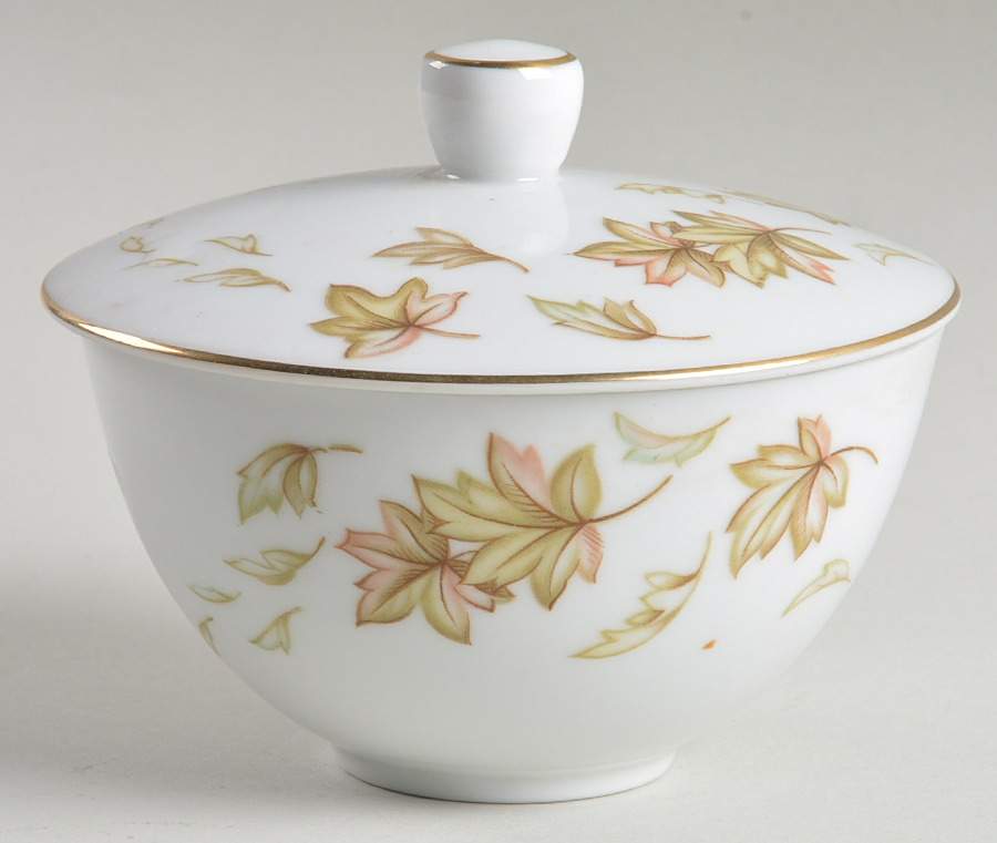 Autumn Fantasy Sugar Bowl & Lid by Norcrest-1