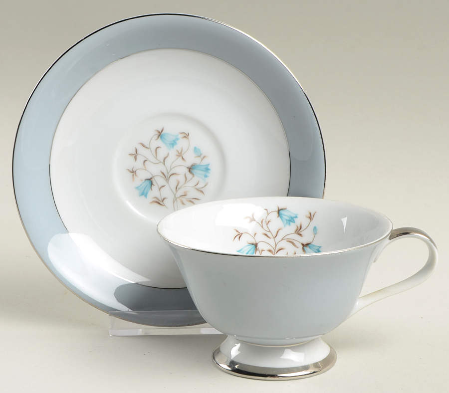 Capri Footed Cup & Saucer Set by Norcrest-1