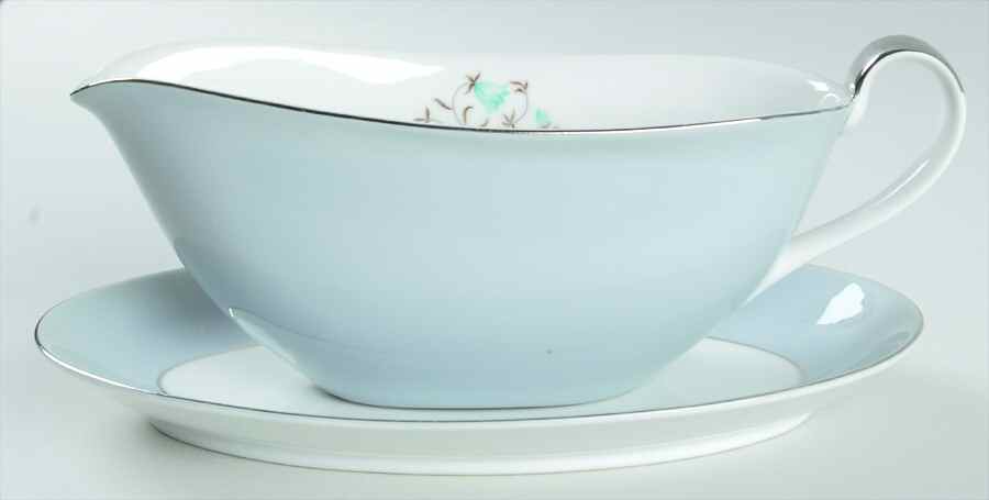 Capri Gravy Boat & Underplate/Relish by Norcrest-1