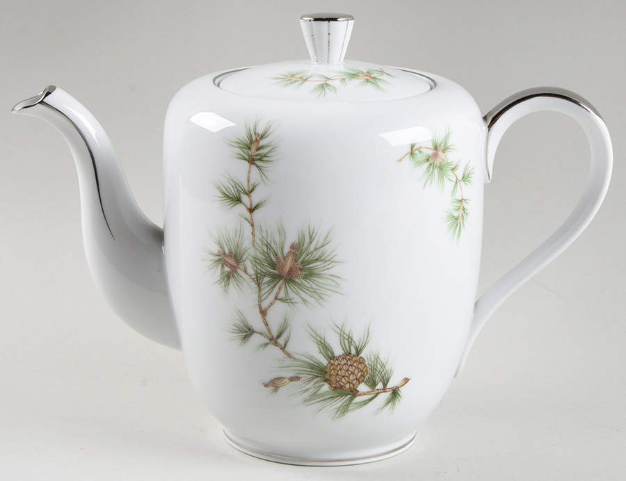 Cascade Pine Coffee Pot & Lid by Norcrest-1