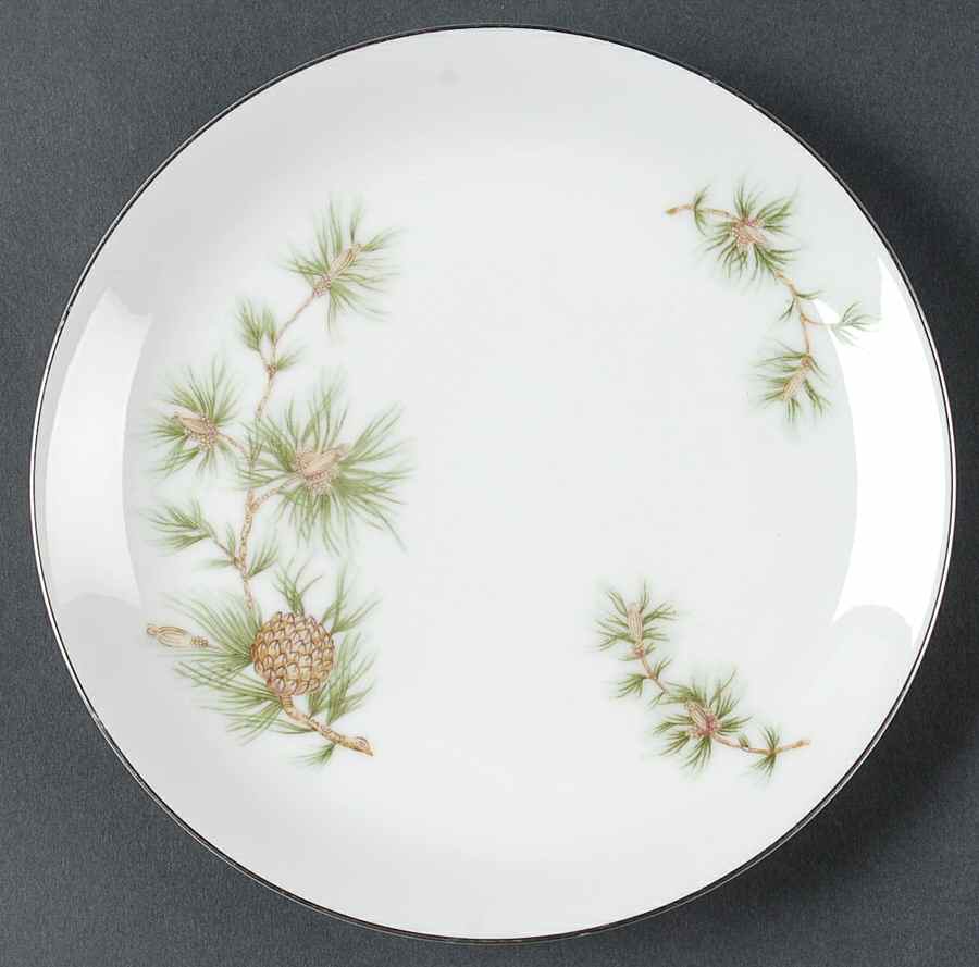 Cascade Pine Bread & Butter Plate by Norcrest-1
