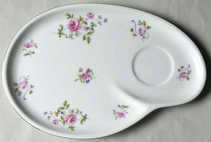 Chelsea Rose Snack Plate by Norcrest-1