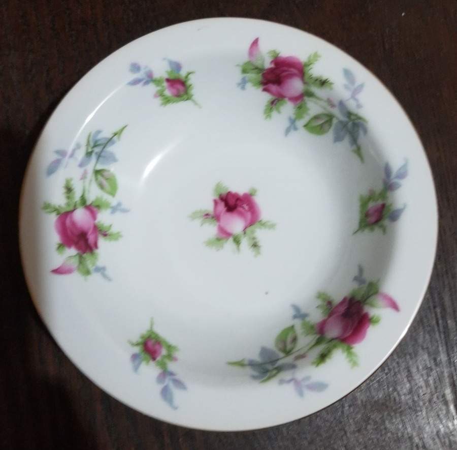 Dresden Rose Fruit/Dessert (Sauce) Bowl by Norcrest-1