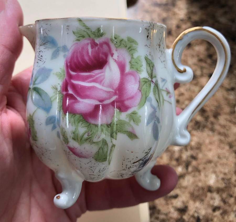 Dresden Rose Creamer by Norcrest-1