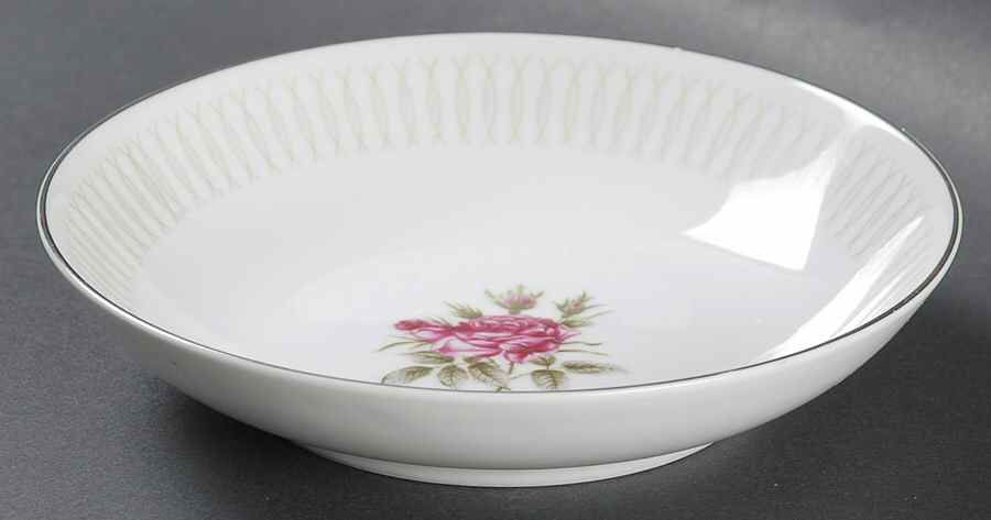 Embassy Rose Fruit/Dessert (Sauce) Bowl by Norcrest-1