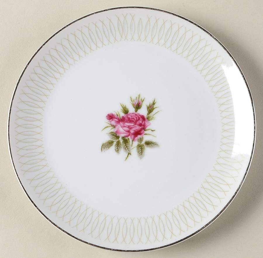 Embassy Rose Bread & Butter Plate by Norcrest-1