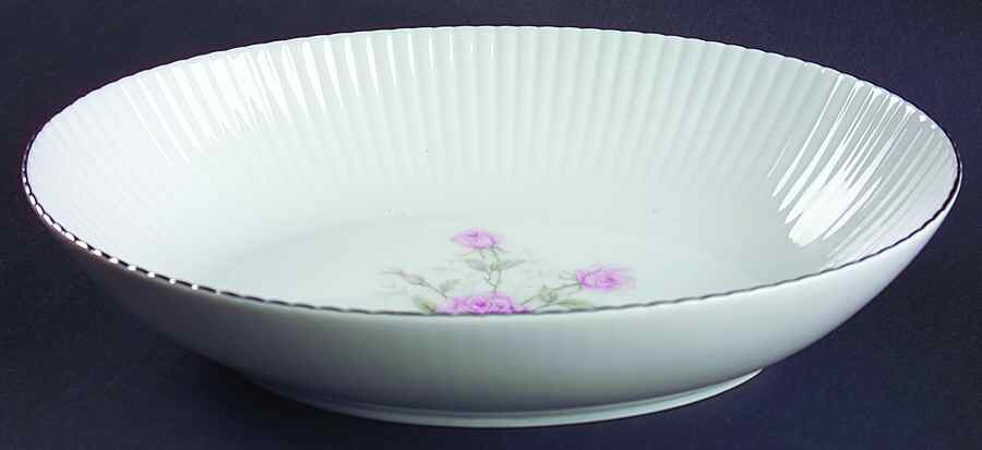 Lyric Rose 10" Oval Vegetable Bowl by Norcrest-1