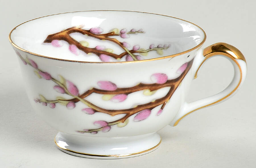 Pussy Willow Footed Cup by Norcrest-1