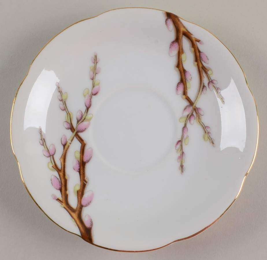 Pussy Willow Saucer by Norcrest-1