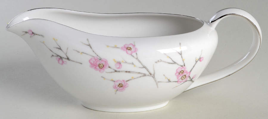 Spring Blossom Gravy Boat by Norcrest-1