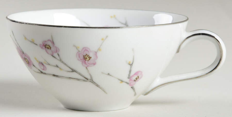 Spring Blossom Flat Cup by Norcrest-1