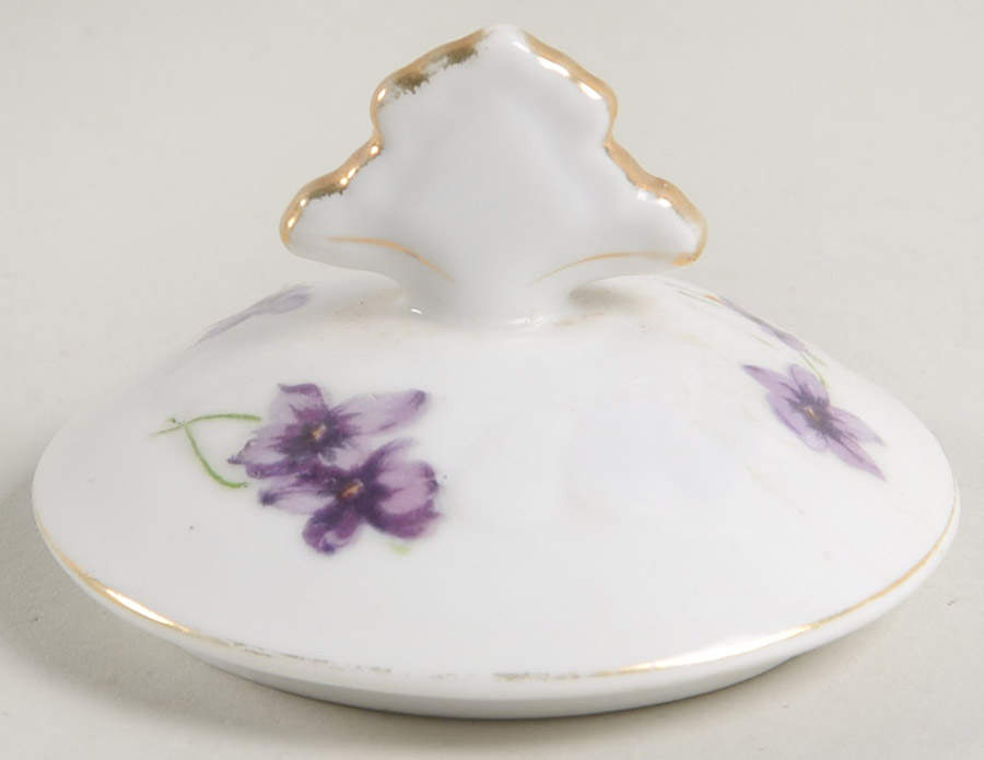 Sweet Violets Lid for Mini Sugar Bowl by Norcrest-1