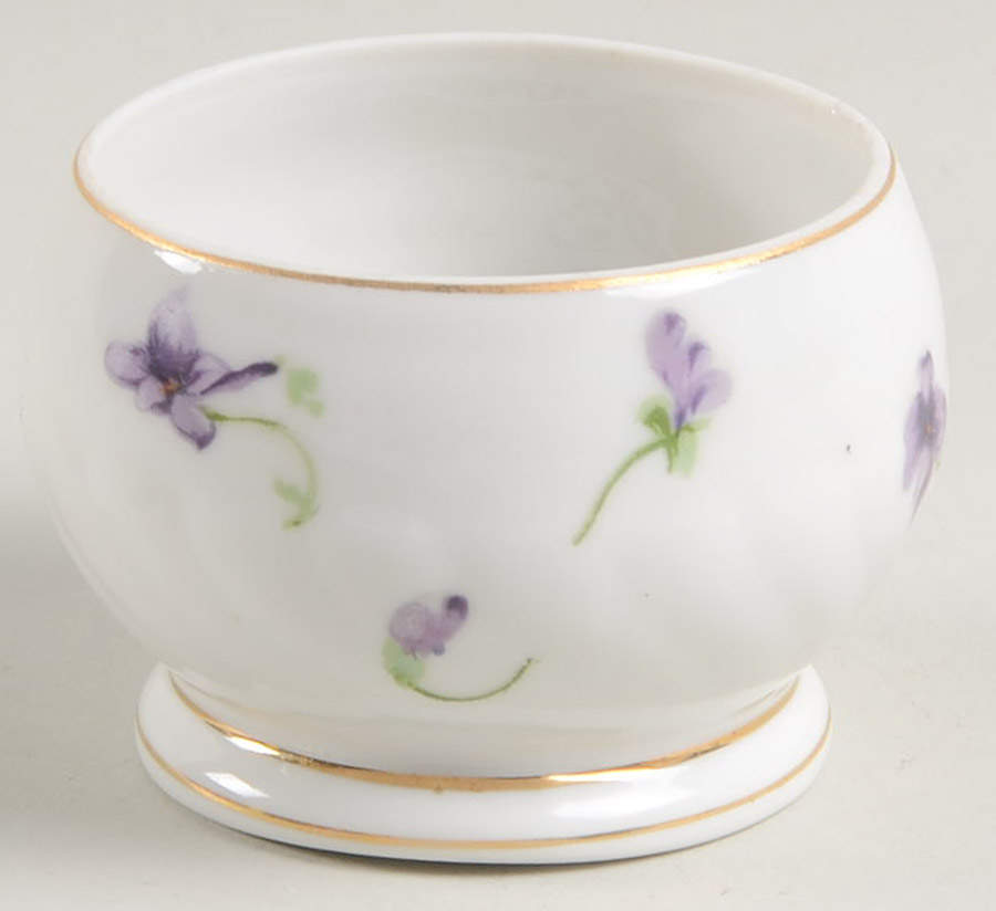 Sweet Violets Mini Sugar Bowl No Lid by Norcrest-1