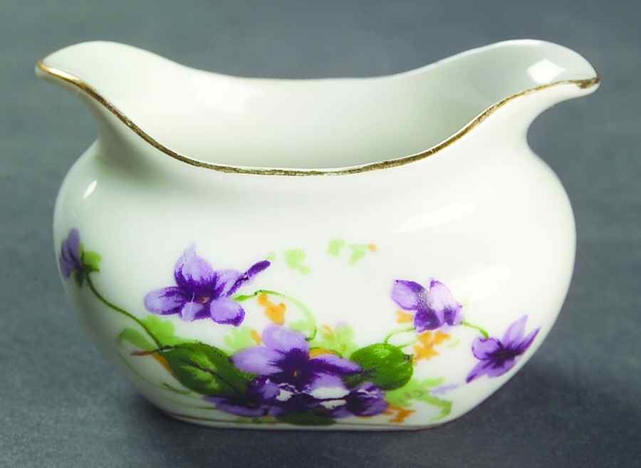 Sweet Violets Mini Open Sugar Bowl by Norcrest-1