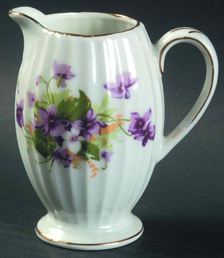 Sweet Violets Mini Creamer by Norcrest-1