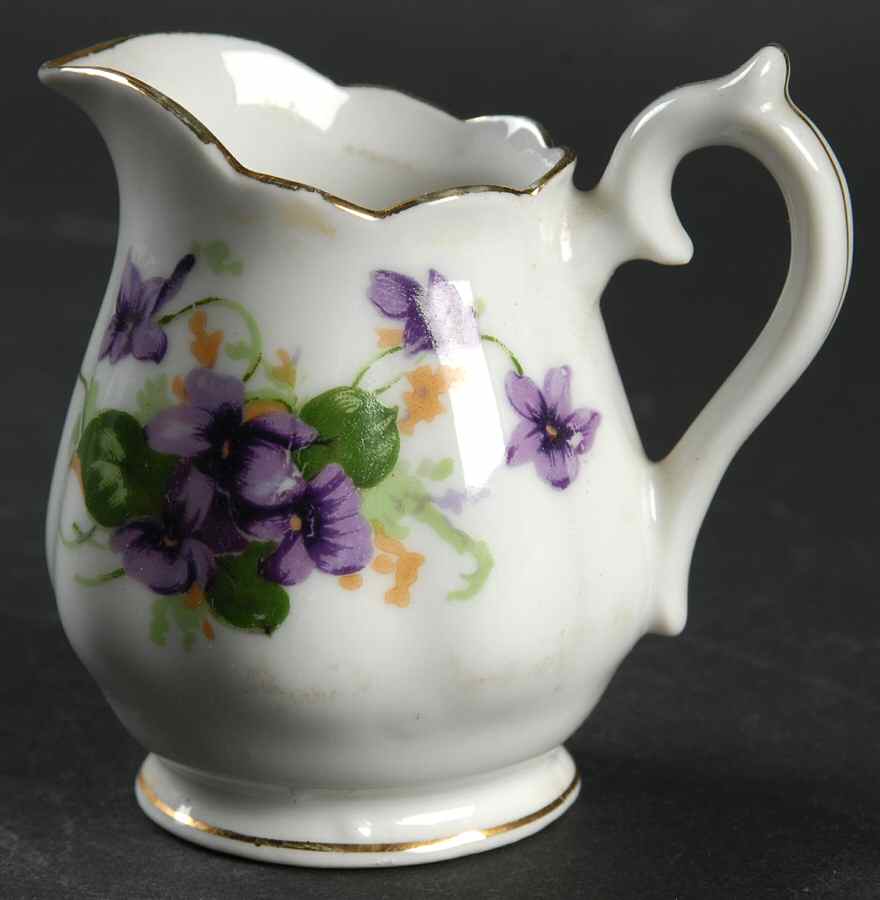 Sweet Violets Individual Creamer by Norcrest-1