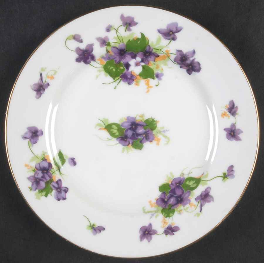 Sweet Violets Bread & Butter Plate by Norcrest-1