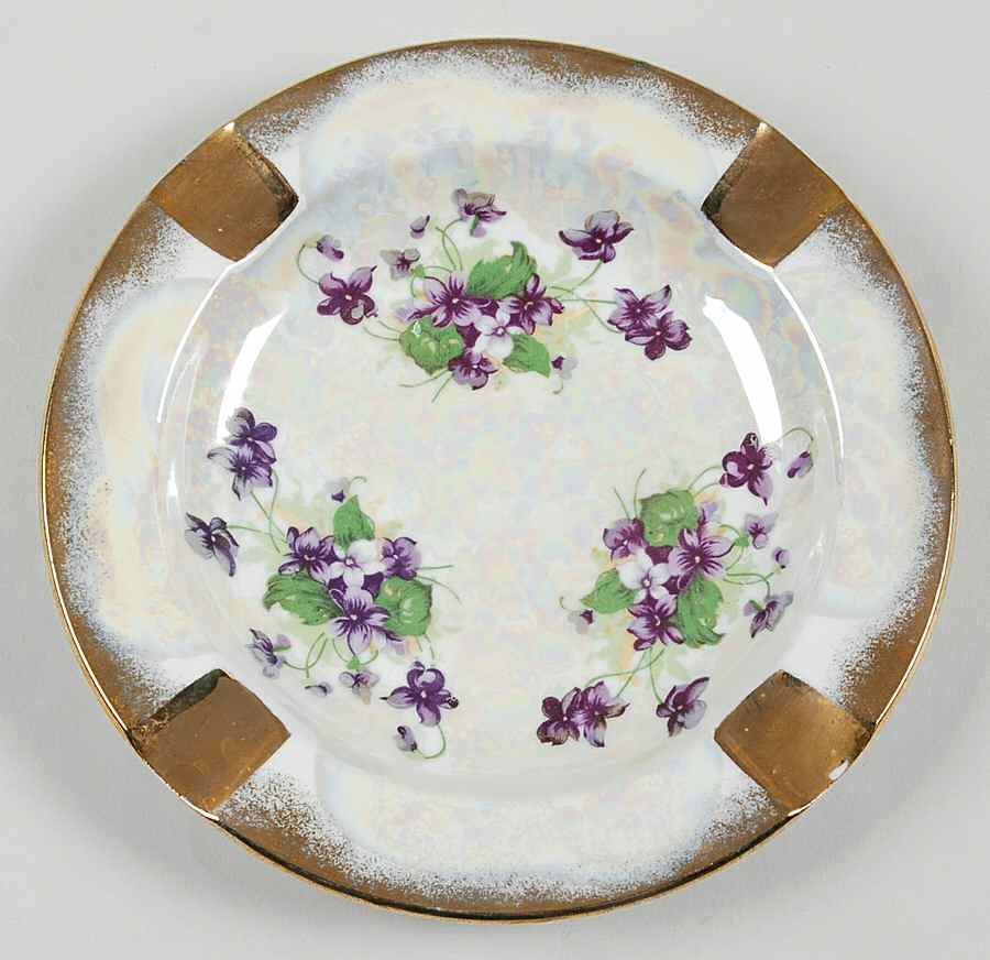 Sweet Violets Large Ashtray by Norcrest-1