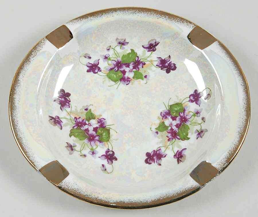 Sweet Violets Large Ashtray by Norcrest-1
