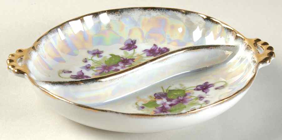 Sweet Violets 2-Part Relish by Norcrest-1