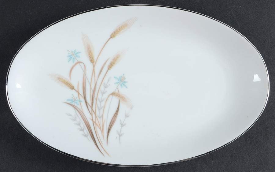 Wheat Bouquet Relish/Gravy Underplate by Norcrest-1