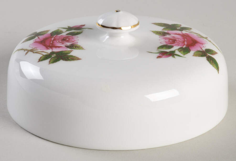 Carleton Rose Lid for Round Butter by Northumbria-1