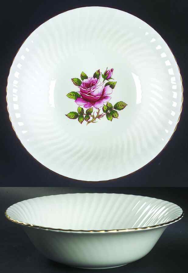 Carleton Rose 9" Round Vegetable Bowl by Northumbria-1