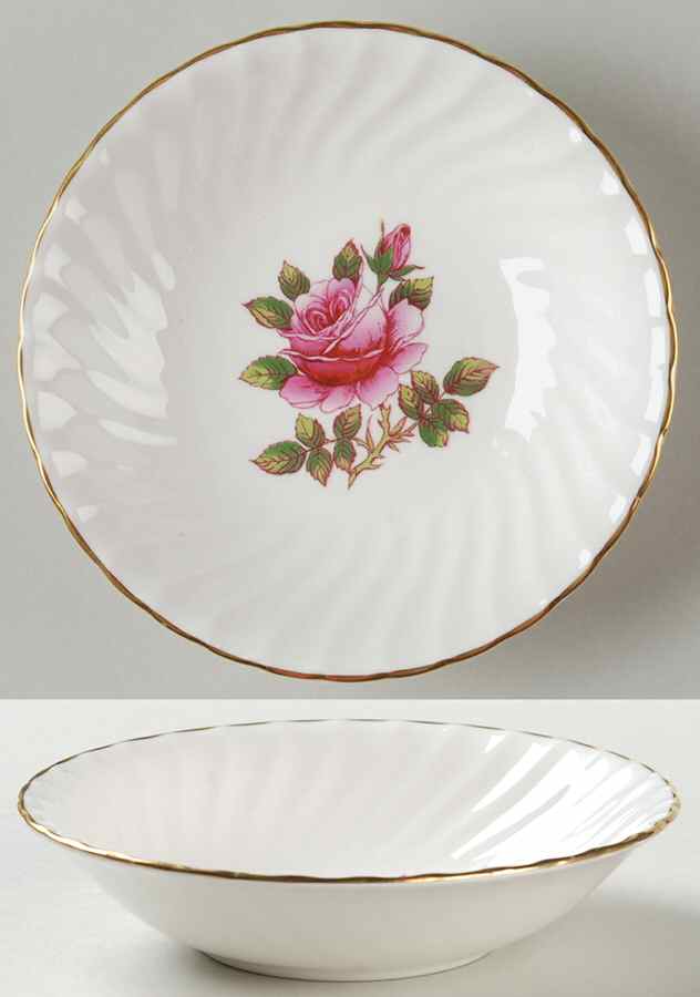 Carleton Rose Fruit/Dessert (Sauce) Bowl by Northumbria-1